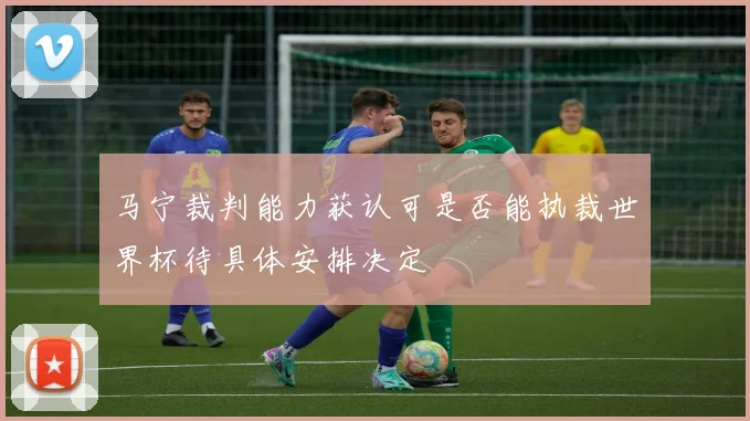 马宁裁判能力获认可是否能执裁世界杯待具体安排决定